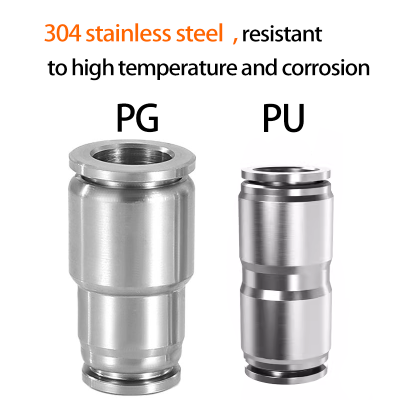 Compression Fitting Brass - PU PG 304 baja tahan karat