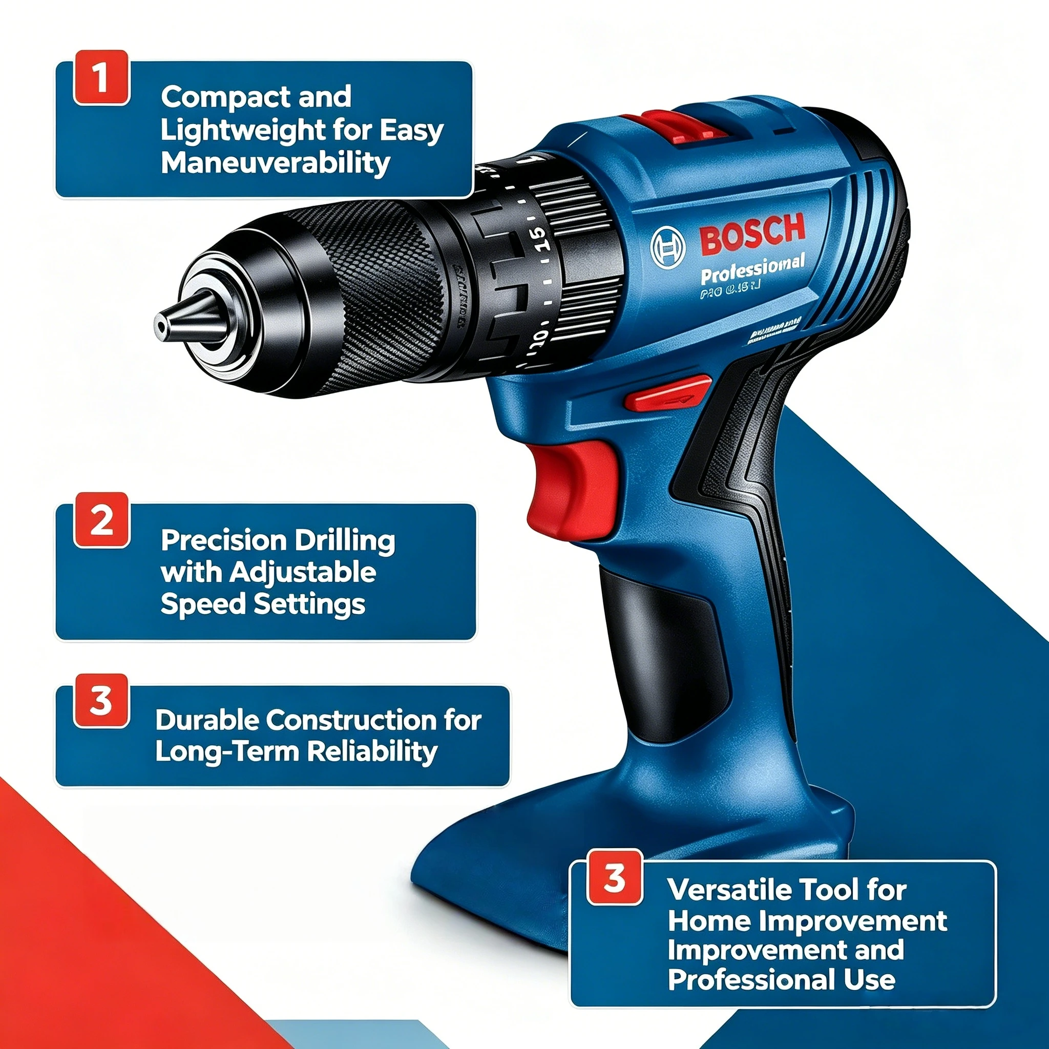 BOSCH GSB 185-LI, Bor Impak Ta - Bosch Drill Gsb 18V ulasan dan harga